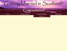 Tablet Screenshot of gettingmarriedinscotland.org